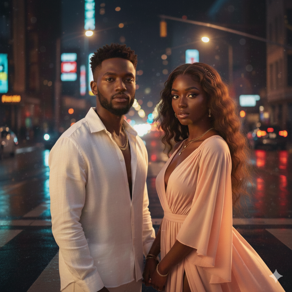 Kial & Nial in the city at night