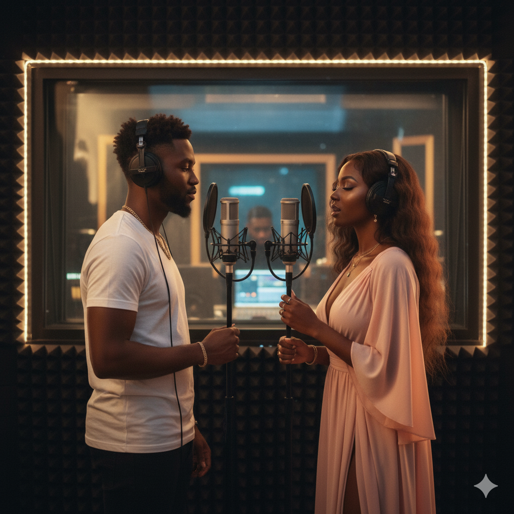 Kial & Nial in the studio